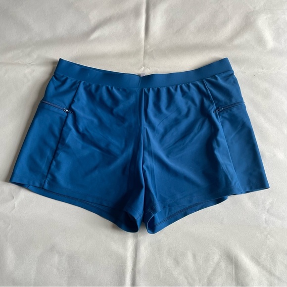 Beach diva Women's Blue Athletic Shorts - Picture 3 of 8